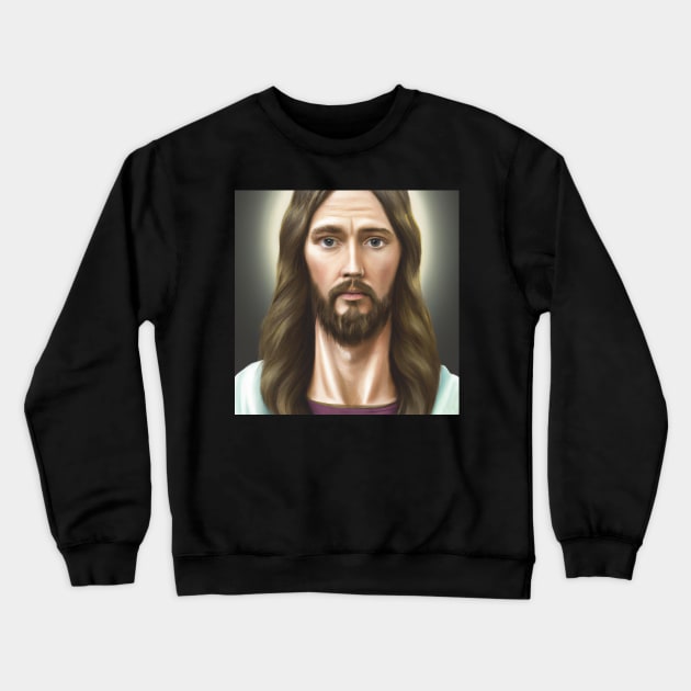 jesus Crewneck Sweatshirt by Angel Rivas